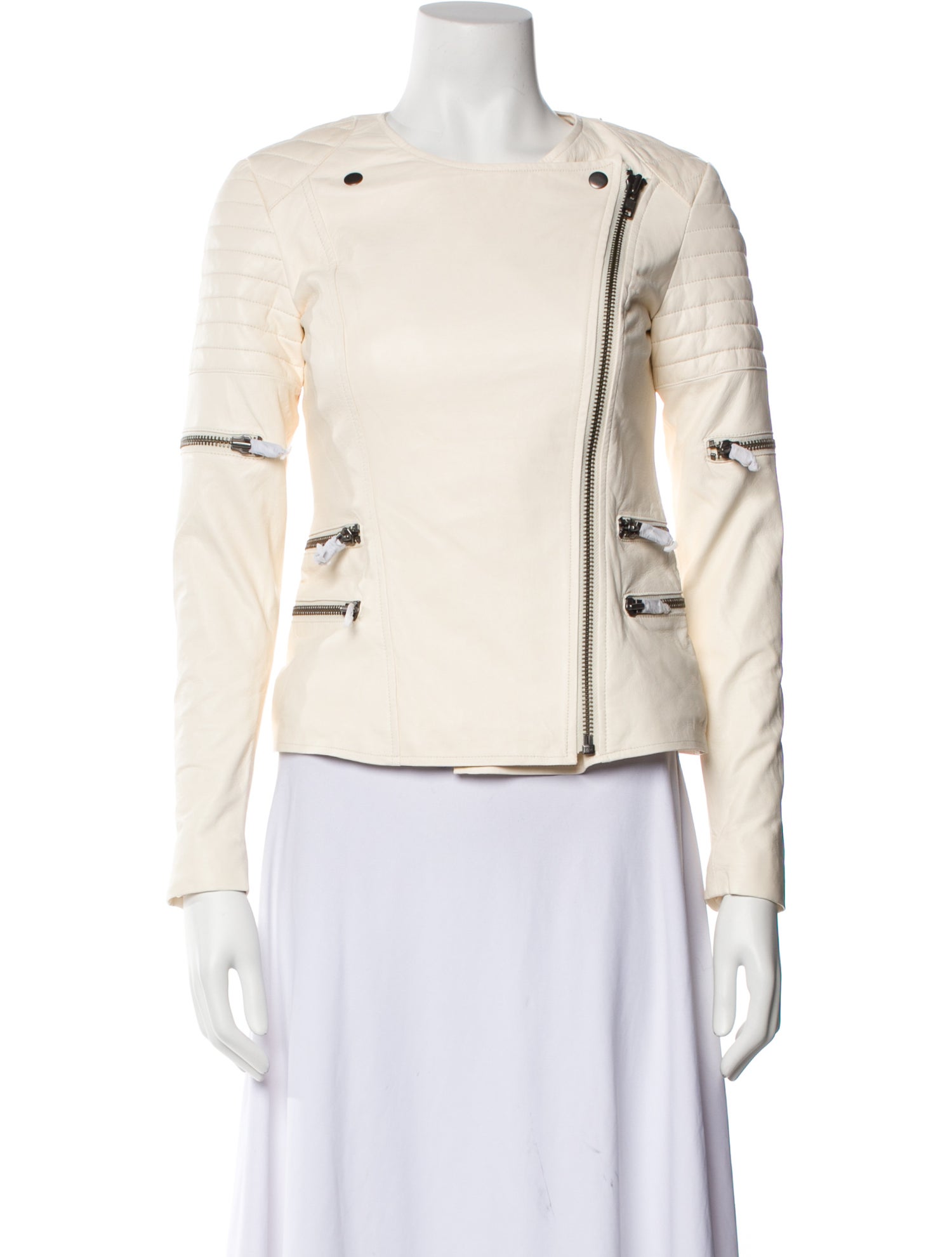 West 14th Lamb Leather Biker Jacket w/ Tags