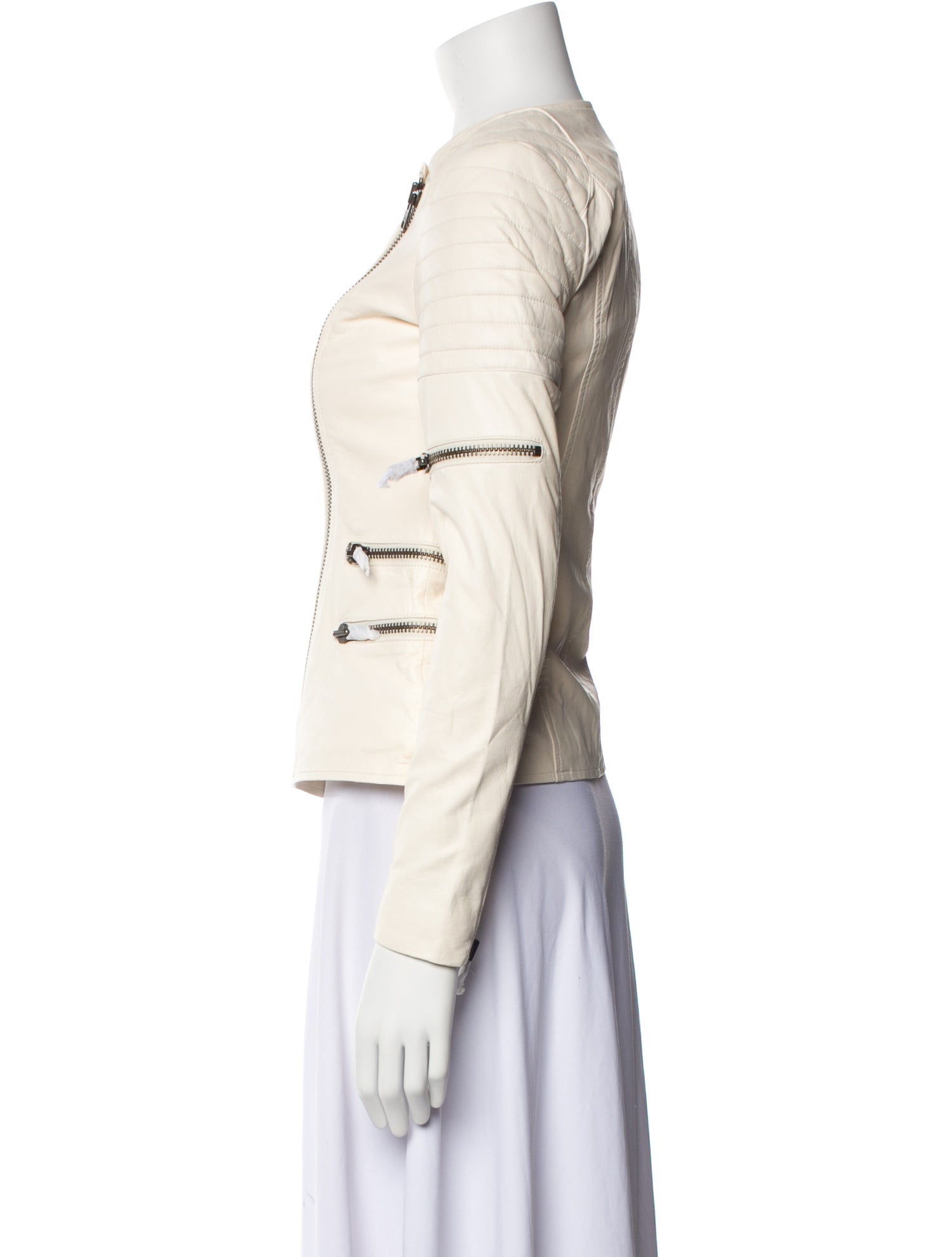 West 14th Lamb Leather Biker Jacket w/ Tags