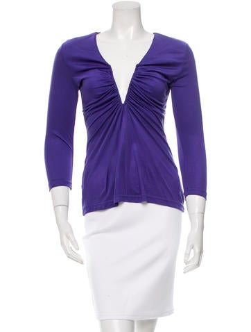 Mara Hoffman Silk Long-Sleeve Top