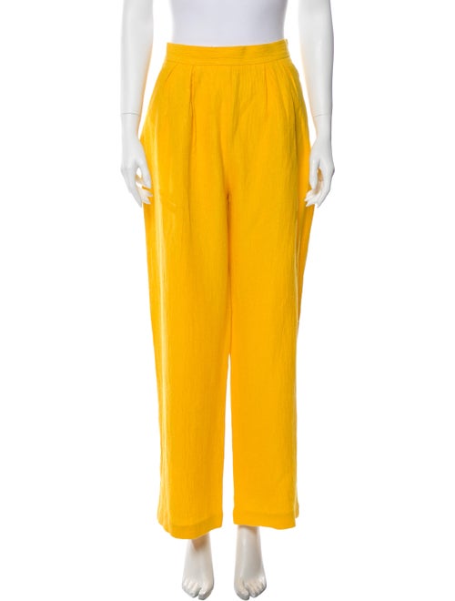 Mara Hoffman Wide Leg Pants Yellow