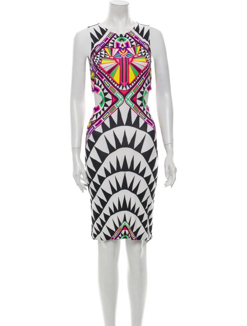 Mara Hoffman Printed Knee-Length Dress White