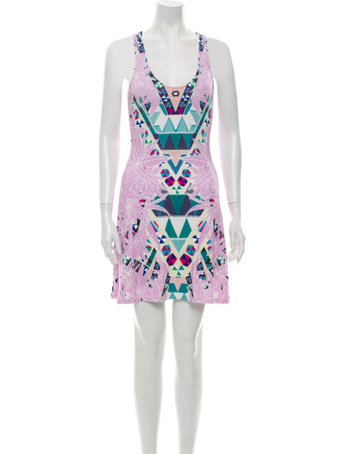 Mara Hoffman Printed Mini Dress Purple