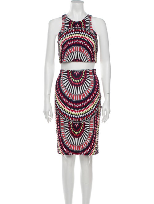Mara Hoffman Printed Skirt Set Red