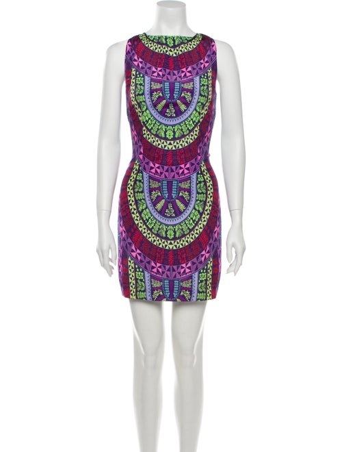 Mara Hoffman Printed Mini Dress Blue