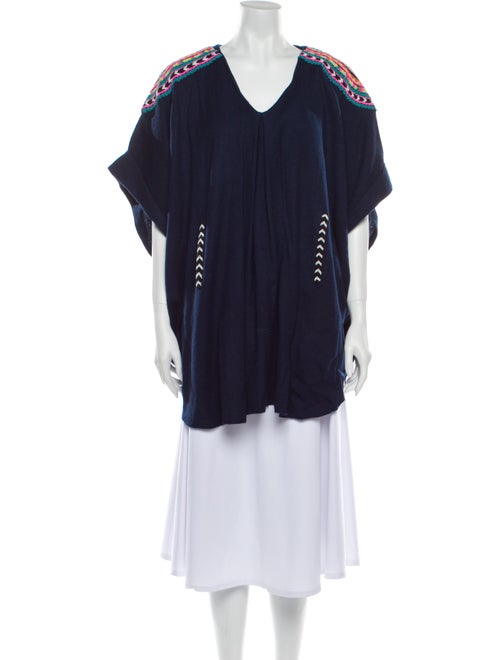 Mara Hoffman Wool V-Neck Sweater Wool