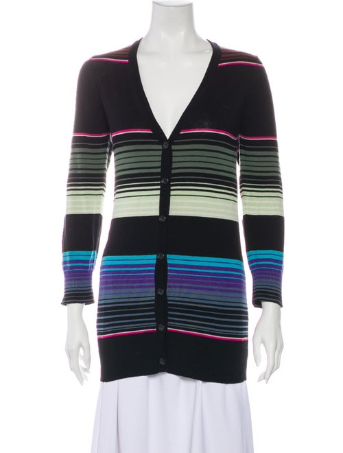 Mara Hoffman Silk Striped Sweater Black