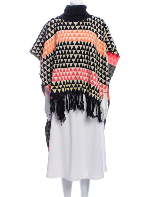 Mara Hoffman Striped Turtleneck Sweater Black