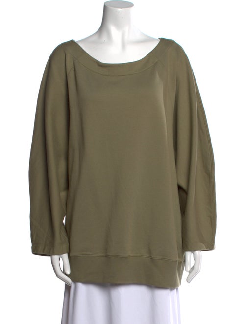 Mara Hoffman Bateau Neckline Long Sleeve Sweatshirt
