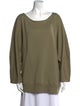 Mara Hoffman Bateau Neckline Long Sleeve Sweatshirt