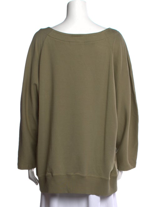 Mara Hoffman Bateau Neckline Long Sleeve Sweatshirt