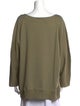 Mara Hoffman Bateau Neckline Long Sleeve Sweatshirt