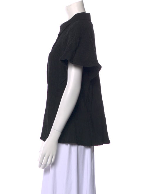 Mara Hoffman Short Sleeve Button-Up Top