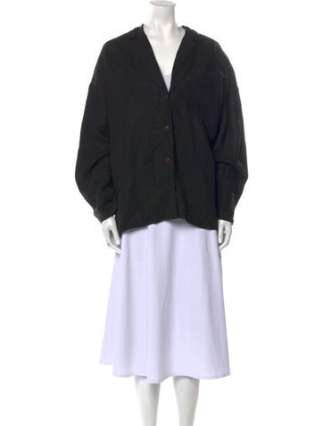 Mara Hoffman Tops Plunge Neckline Long Sleeve Sweatshirt XXS