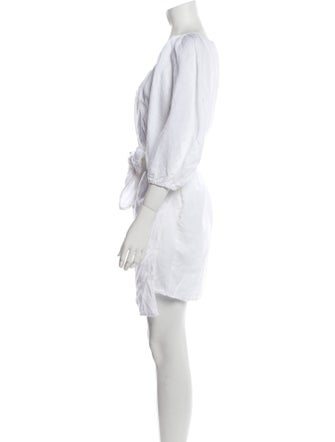 Mara Hoffman V-Neck Mini Dress