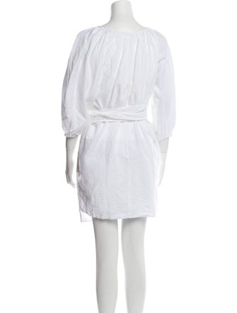 Mara Hoffman V-Neck Mini Dress