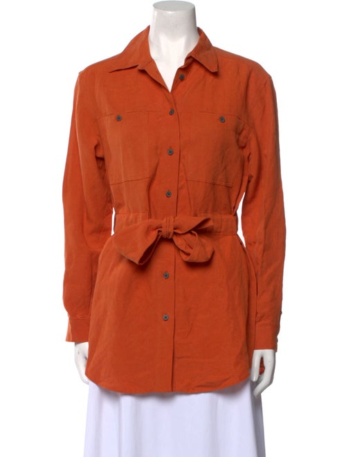 Mara Hoffman Long Sleeve Button-Up Top