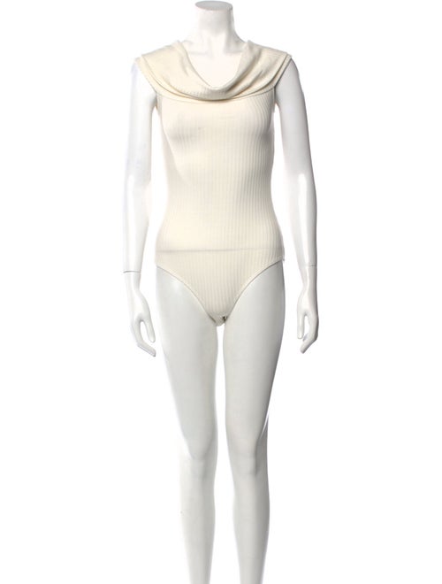 Mara Hoffman Cowl Neck Sleeveless Bodysuit