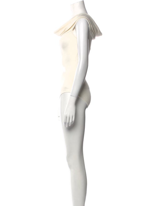 Mara Hoffman Cowl Neck Sleeveless Bodysuit