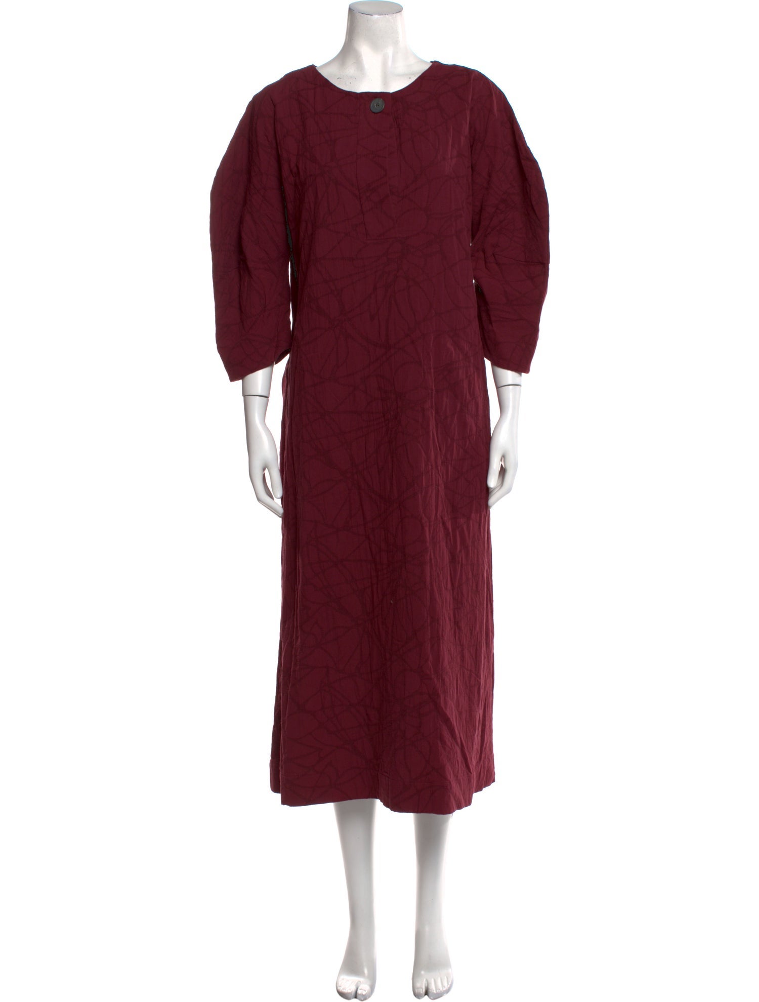 Mara Hoffman Scoop Neck Long Dress