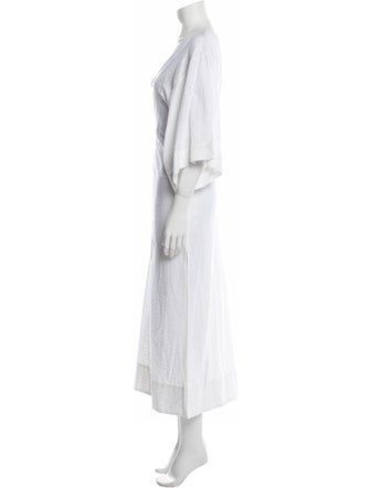 Mara Hoffman V-Neck Long Dress