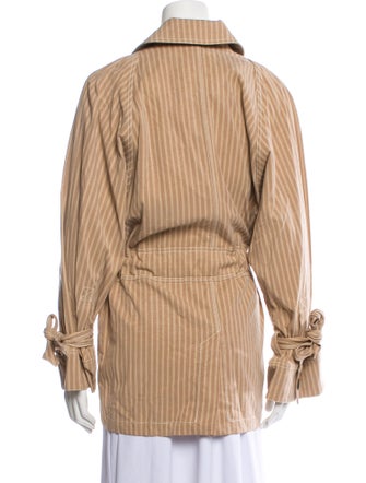 Mara Hoffman Striped Trench Coat