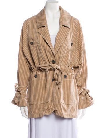Mara Hoffman Coats Striped Coat S