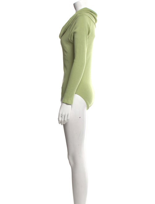 Mara Hoffman Cowl Neck Long Sleeve Bodysuit