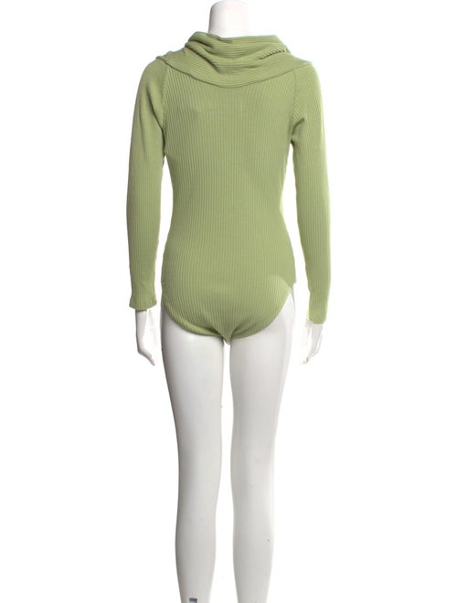 Mara Hoffman Cowl Neck Long Sleeve Bodysuit