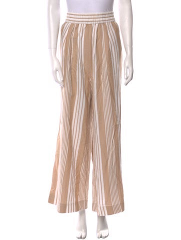 Mara Hoffman Pants Striped Wide Leg L