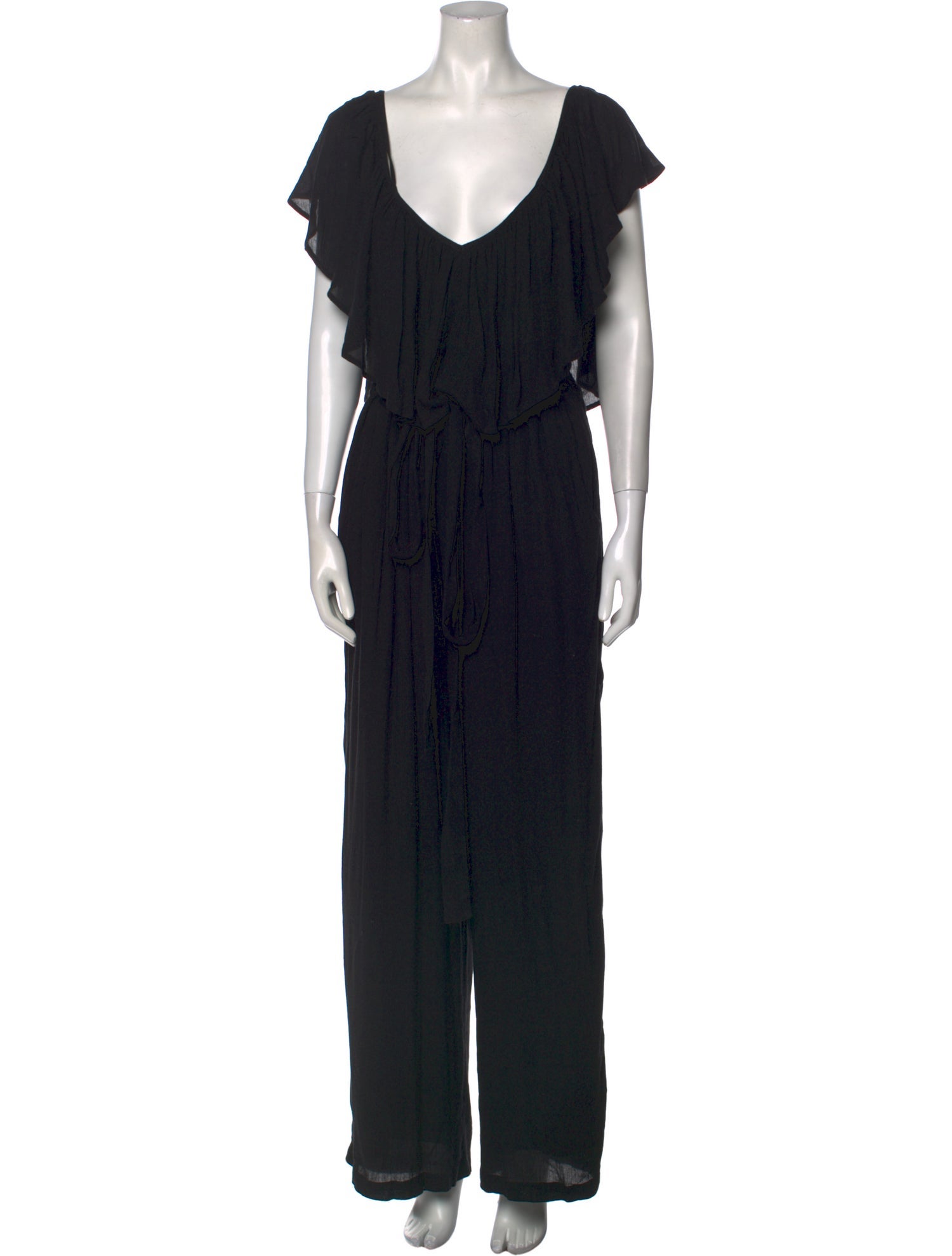 Mara Hoffman Plunge Neckline Jumpsuit
