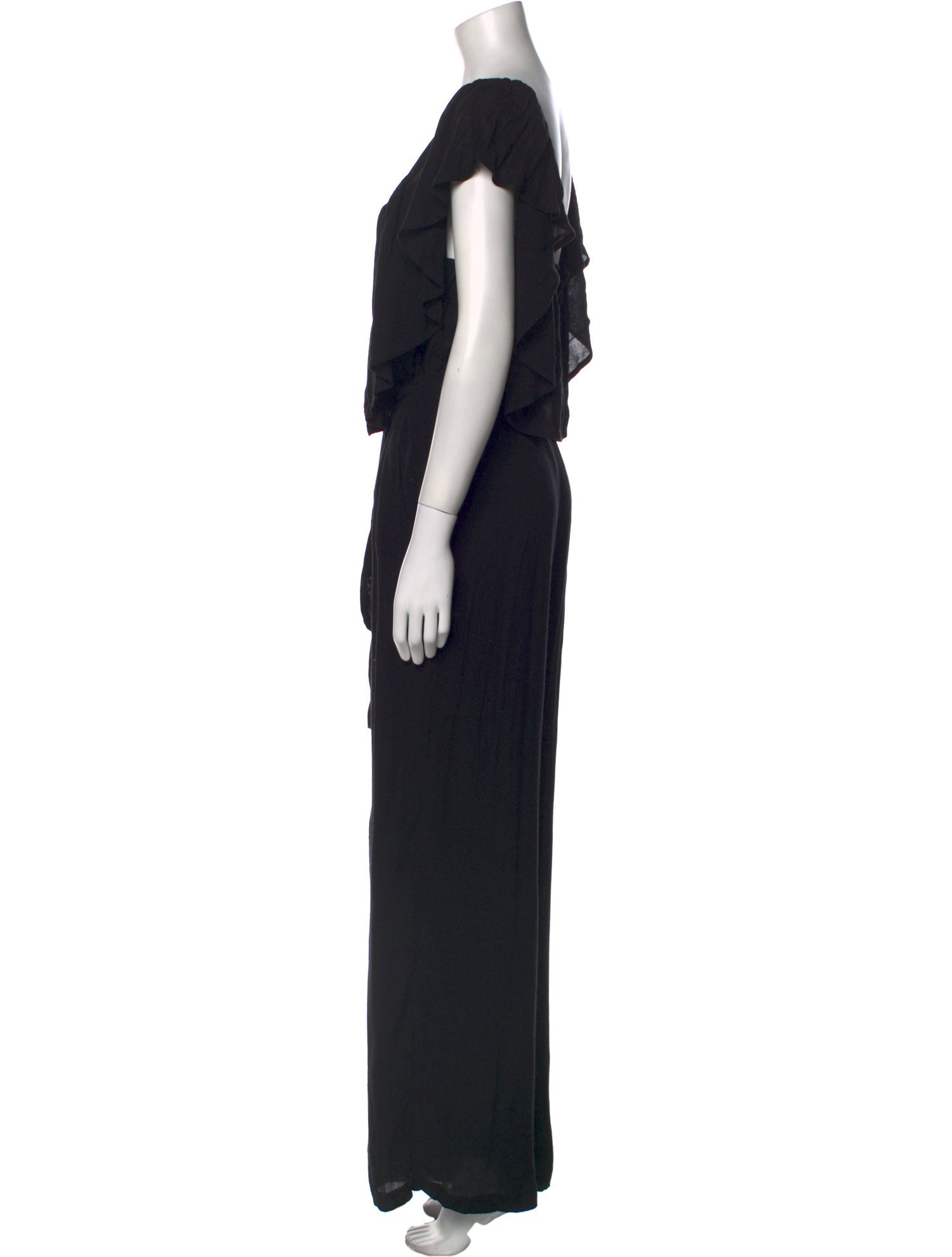 Mara Hoffman Plunge Neckline Jumpsuit