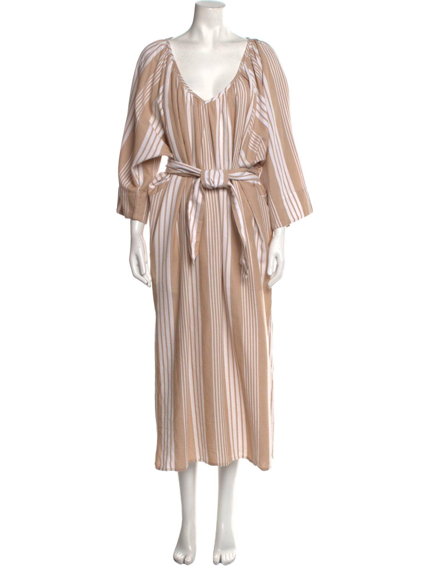 Mara Hoffman V-Neck Long Dress