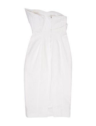 Mara Hoffman Strapless Midi Length Dress