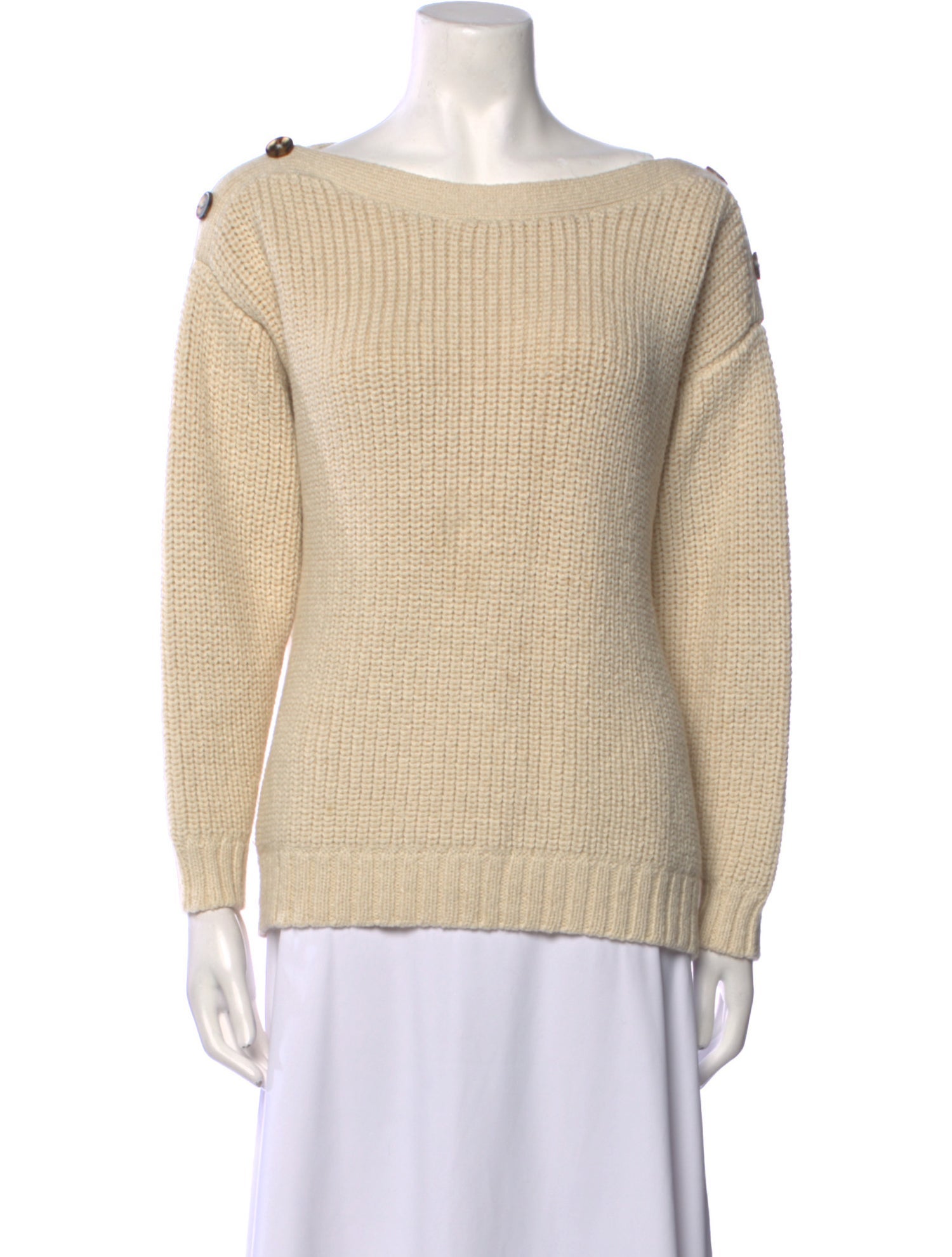 Mara Hoffman Alpaca Bateau Neckline Sweater