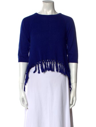 Mara Hoffman Silk Bateau Neckline Sweater