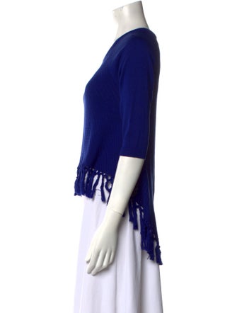 Mara Hoffman Silk Bateau Neckline Sweater