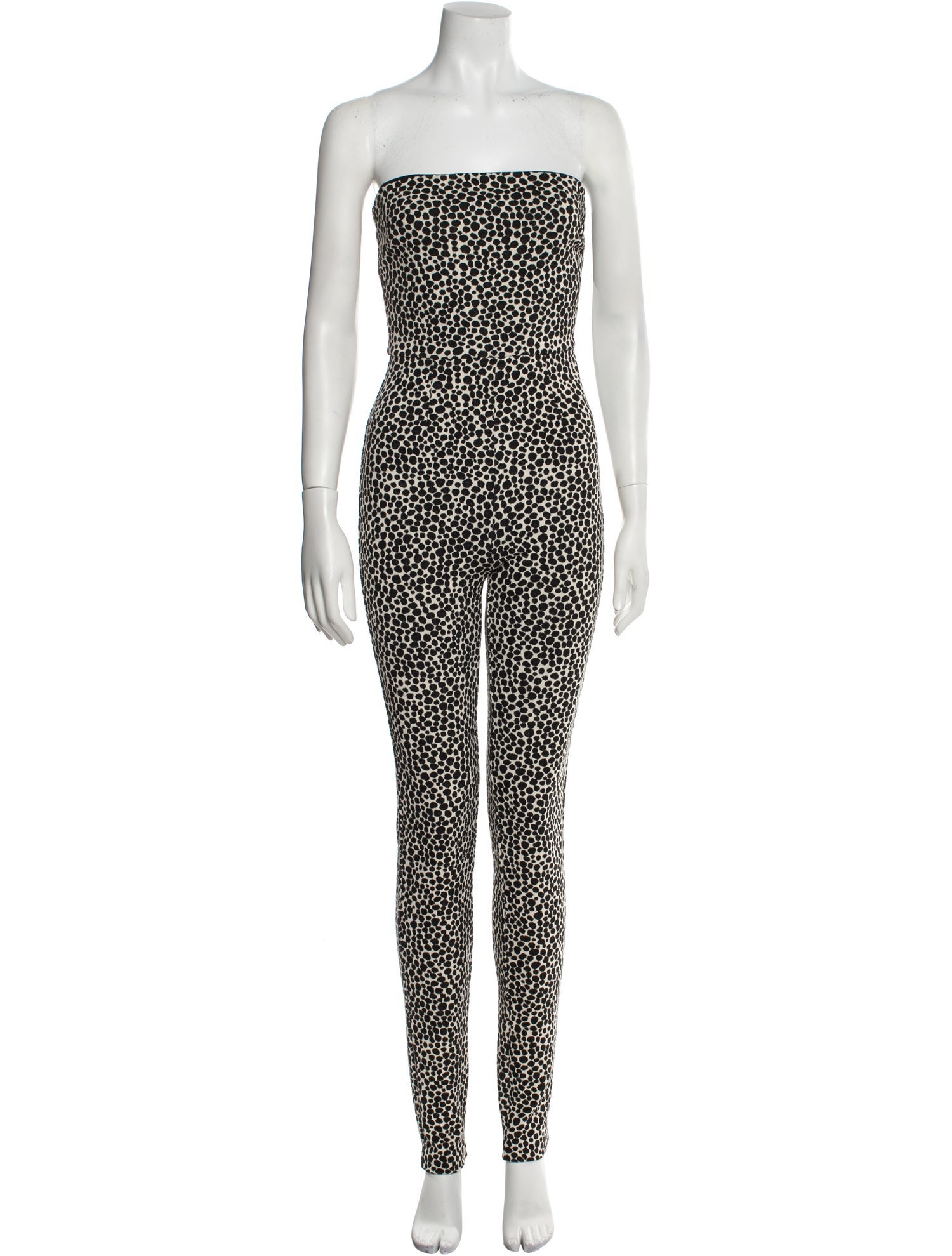 Mara Hoffman Animal Print Strapless Jumpsuit