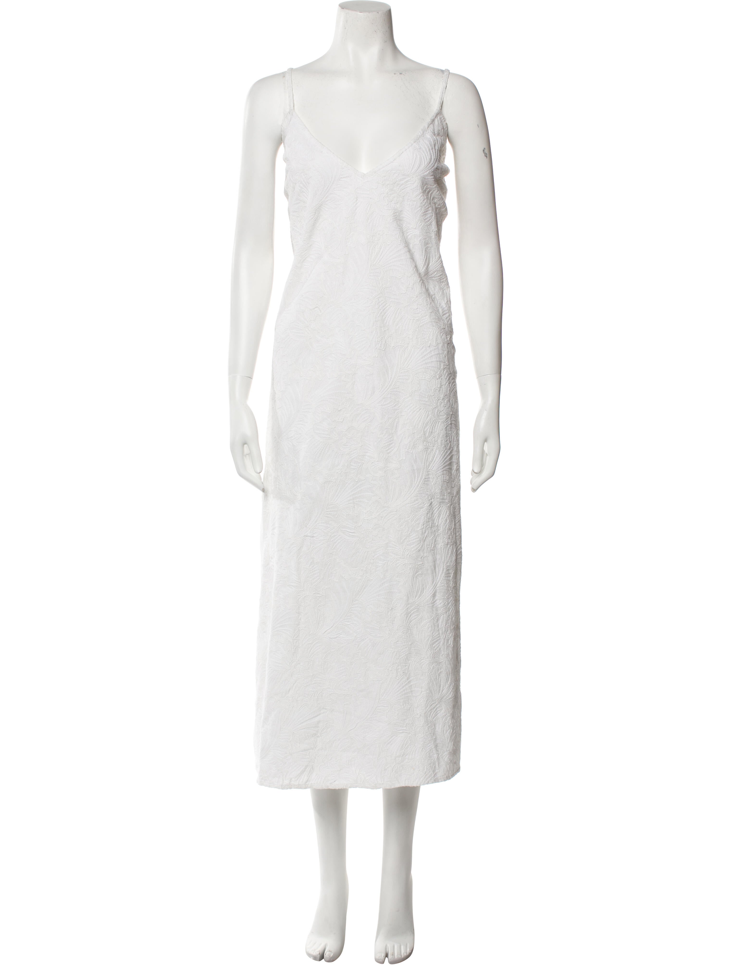 Mara Hoffman V-Neck Midi Length Dress