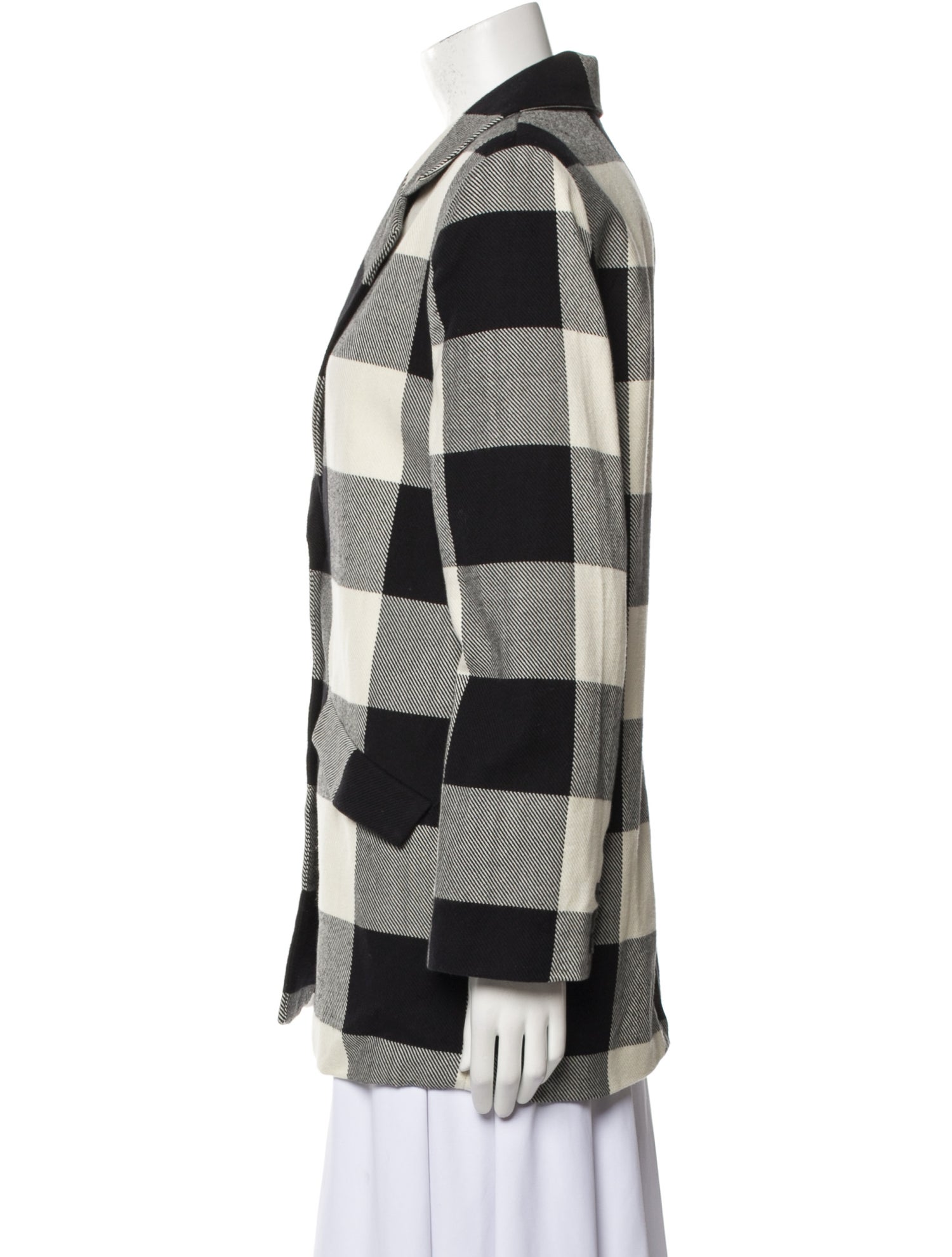 Mara Hoffman Plaid Print Blazer w/ Tags