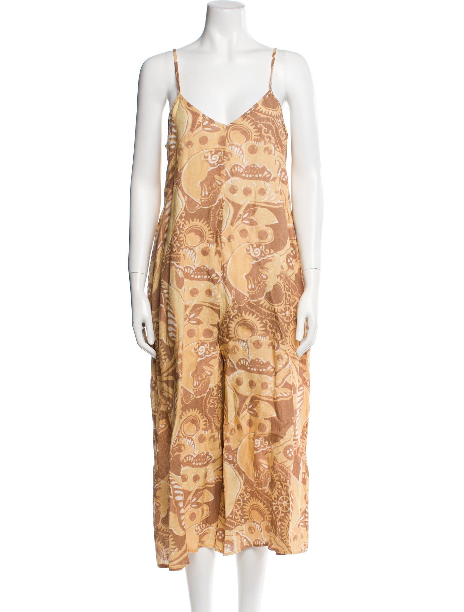 Mara Hoffman Linen Printed Jumpsuit