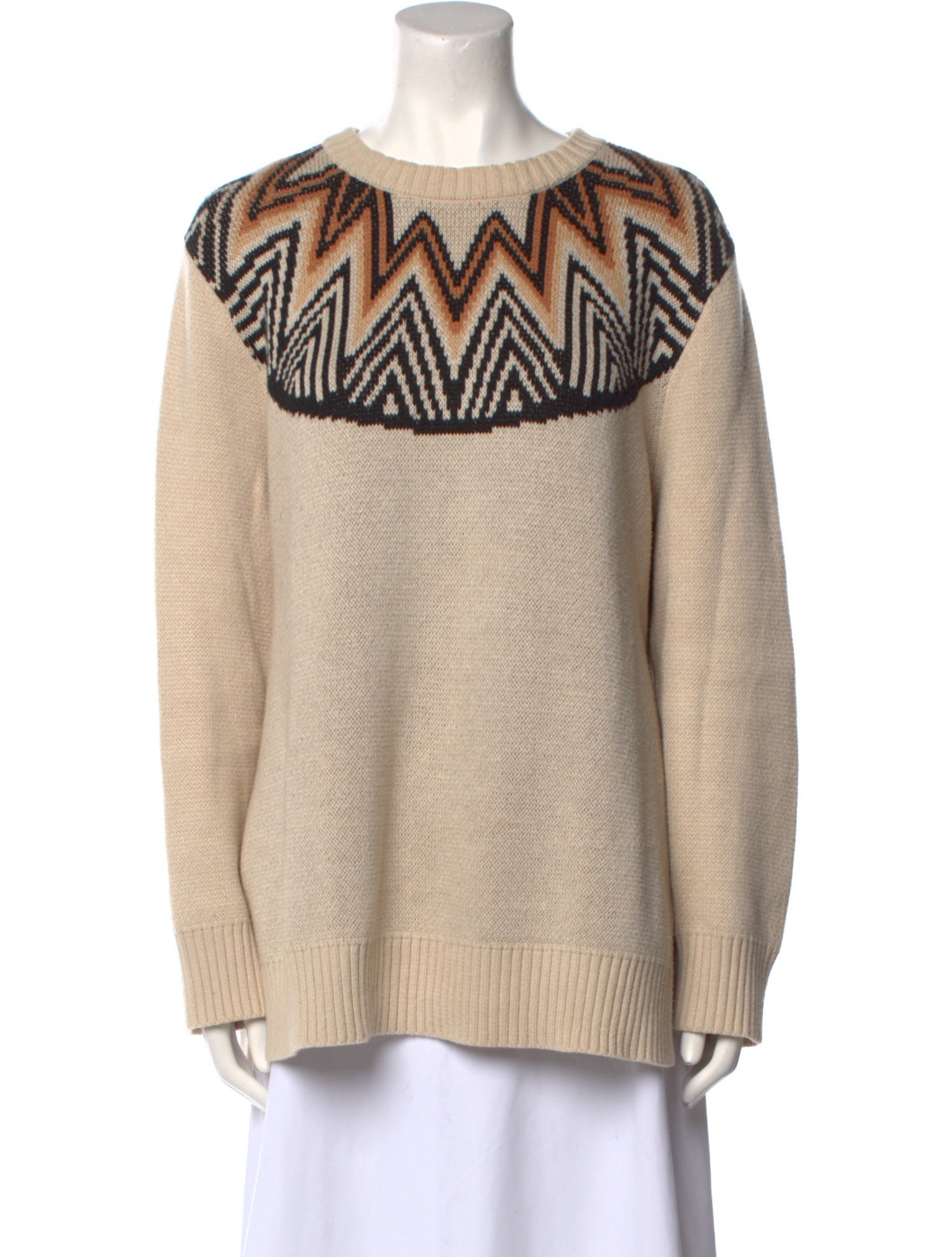 Mara Hoffman Printed Scoop Neck Sweater