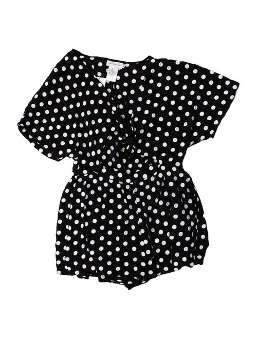 Mara Hoffman Polka Dot Print V-Neck Romper