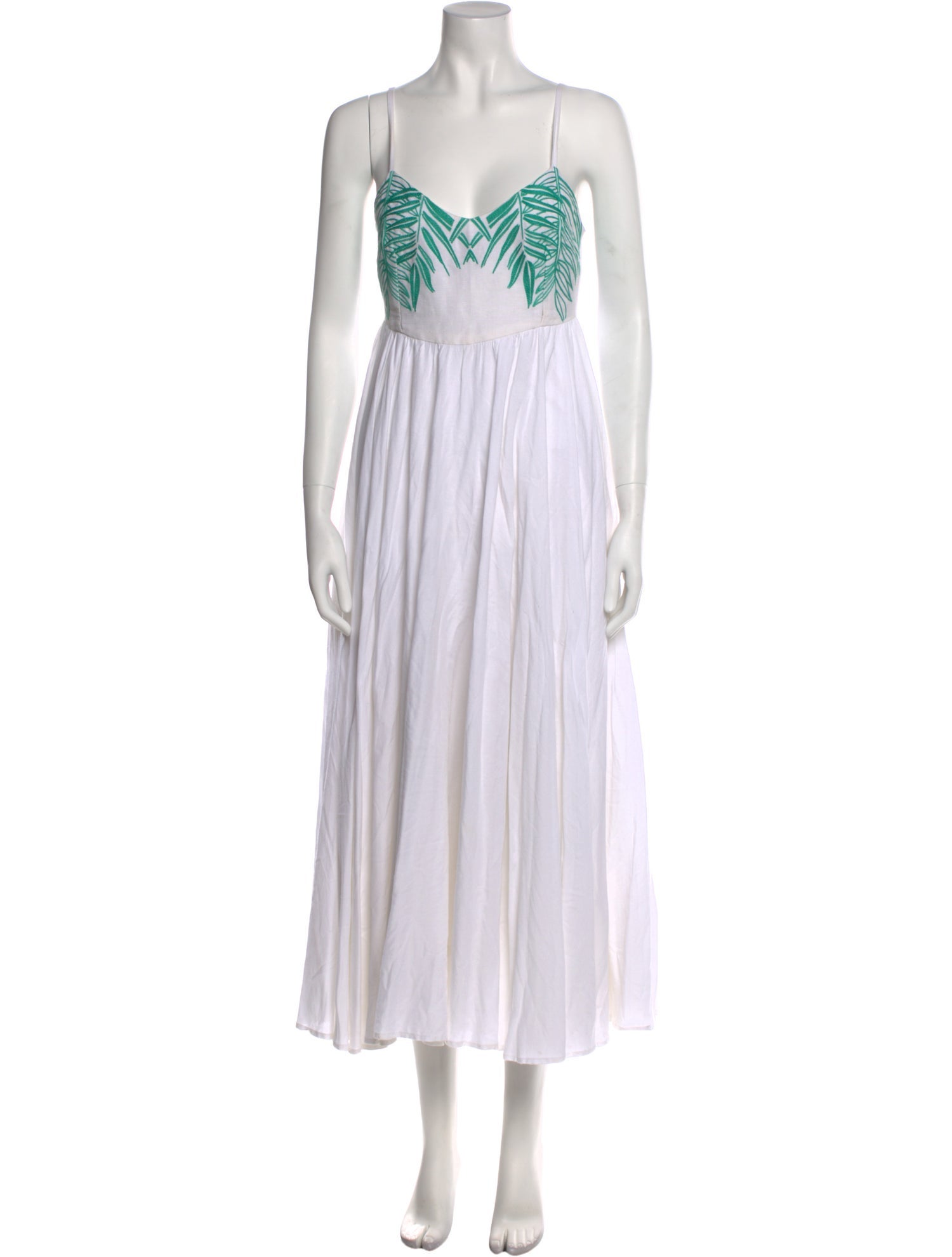 Mara Hoffman V-Neck Long Dress