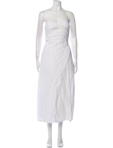 Mara Hoffman Dresses Strapless Midi Length Dress S
