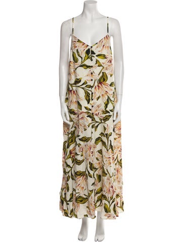 Mara Hoffman Dresses Floral Print Long Dress XL