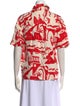 Mara Hoffman Hemp Printed Button-Up Top