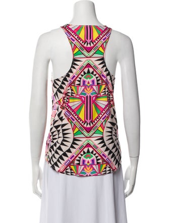 Mara Hoffman Printed Scoop Neck Top