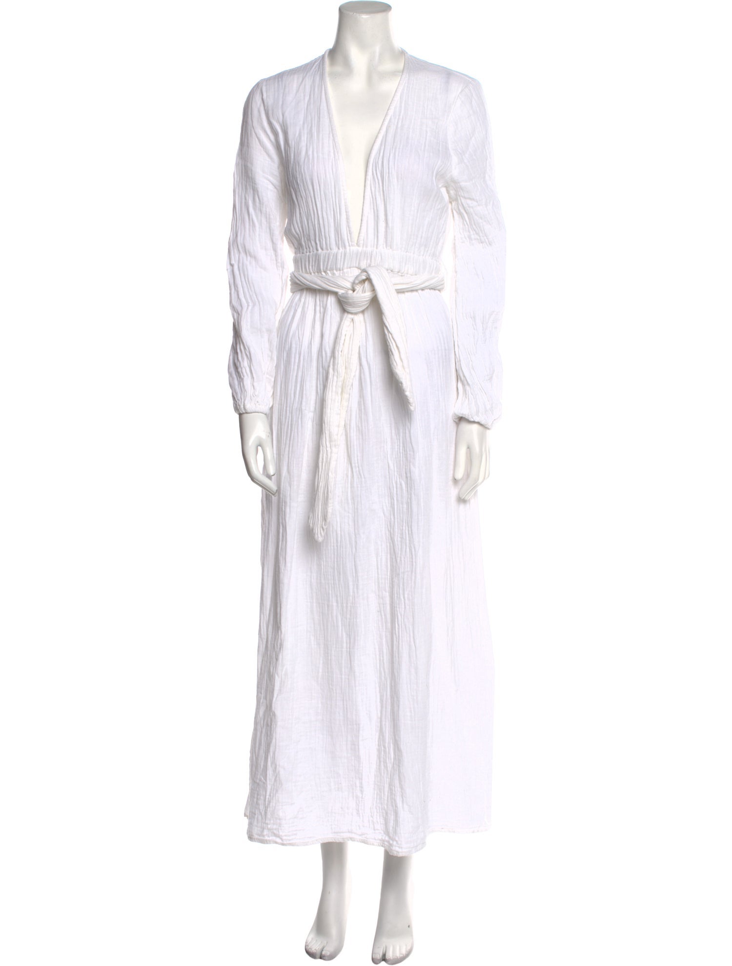 Mara Hoffman V-Neck Long Dress