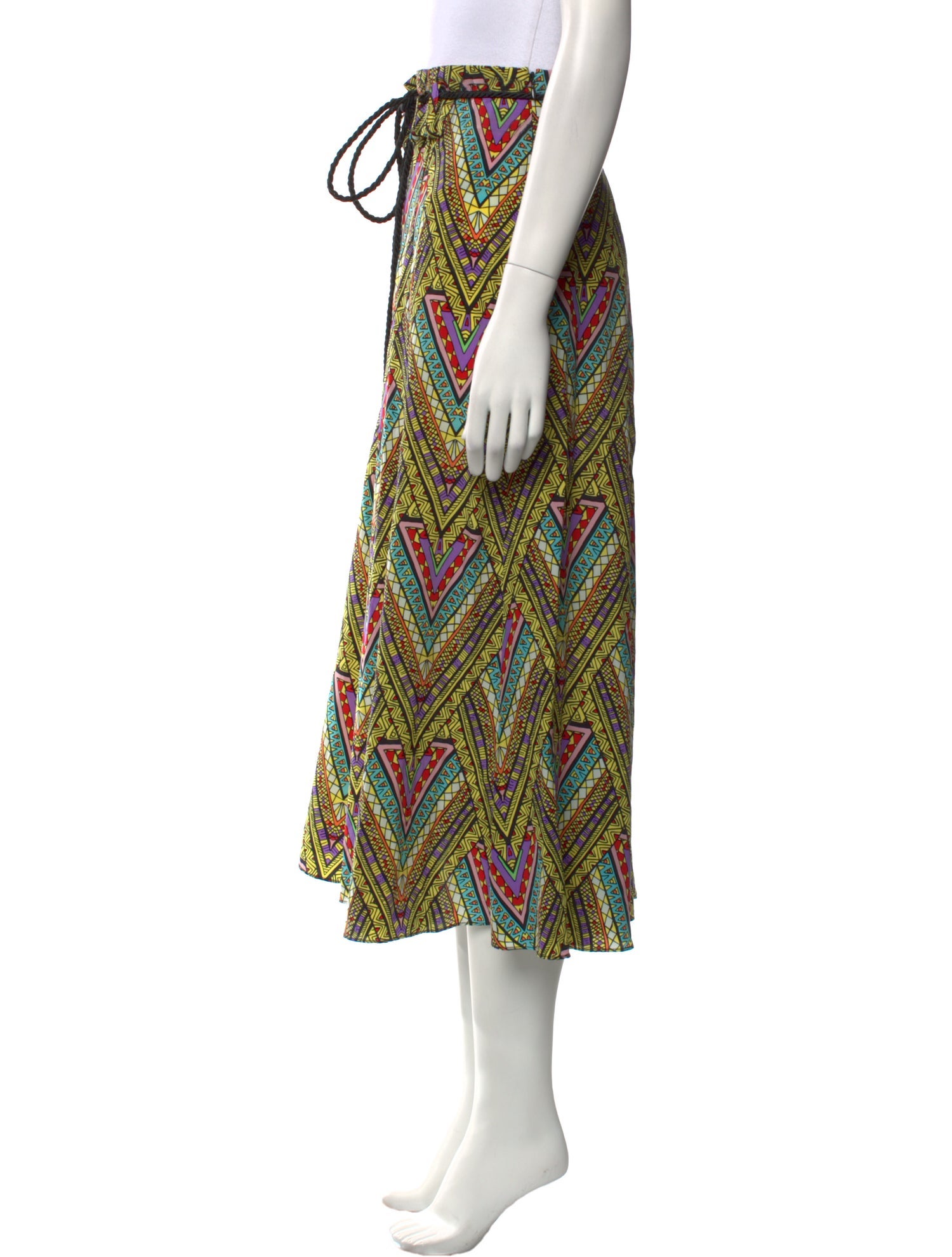 Mara Hoffman Silk Midi Length Skirt w/ Tags