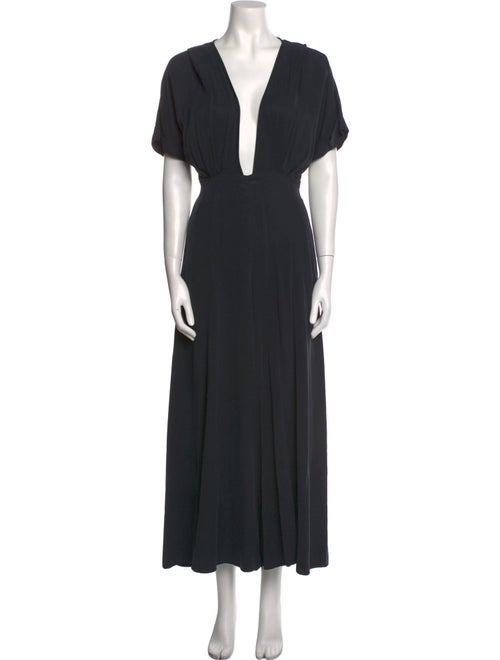 Mara Hoffman Plunge Neckline Jumpsuit